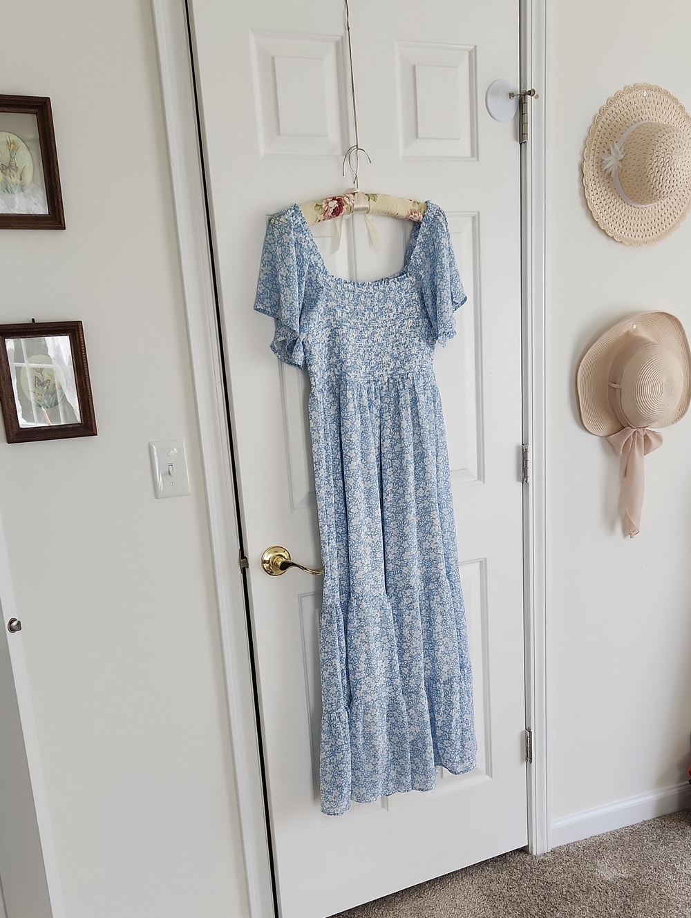 Dreamy Flowy Blue Summer Dress